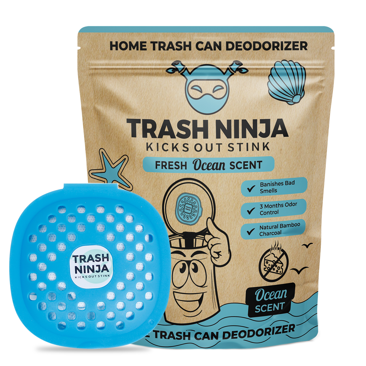 Trash Ninja home trash can deodorizer 