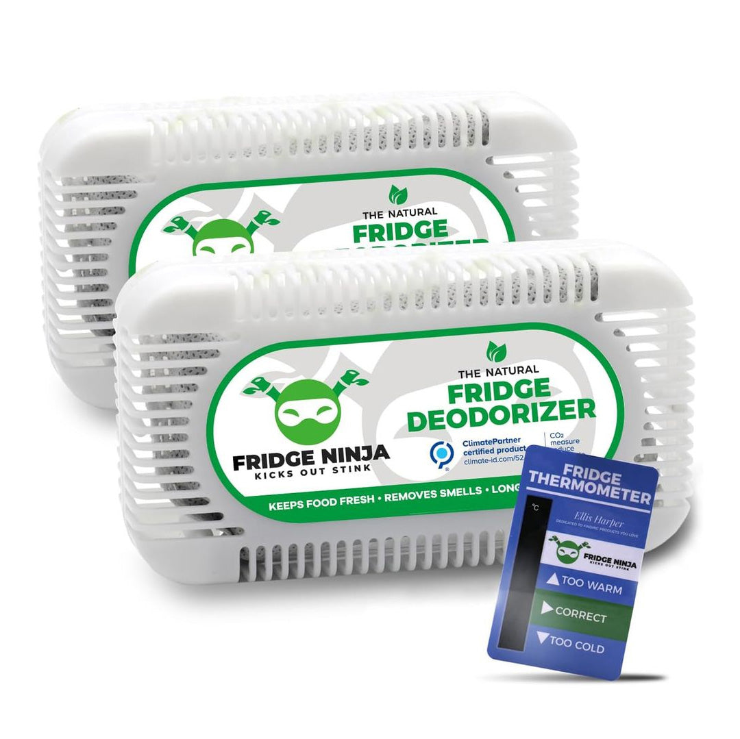 Fridge Ninja deodorizer with thermometer 